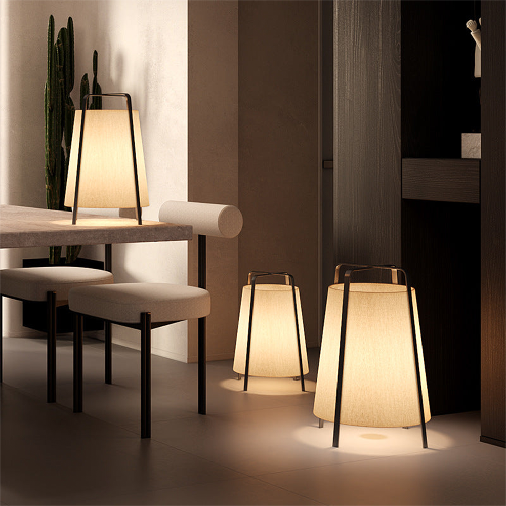 Fabric Floor Lamp for Living Room -Homwarmy