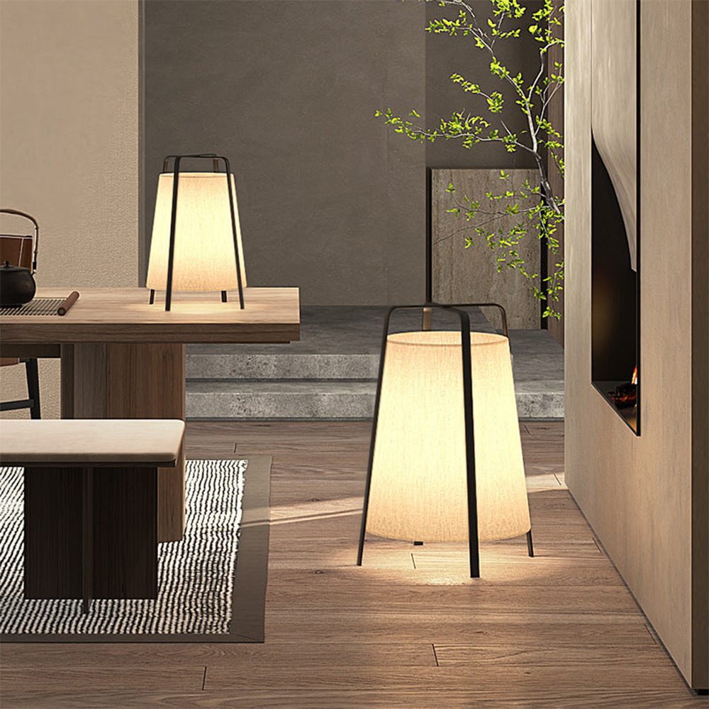 Fabric Floor Lamp for Living Room -Homwarmy