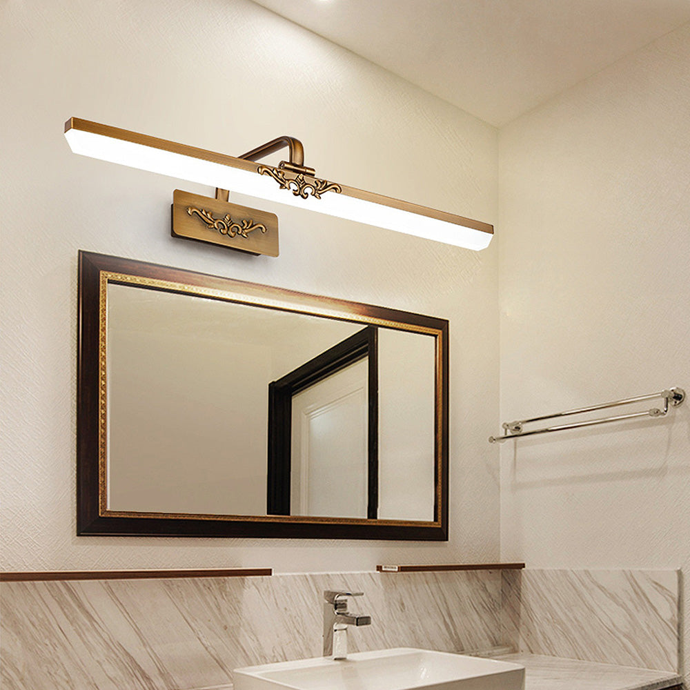 Simple Bronze Metal Bathroom Vanity Wall Lighting -Homwarmy