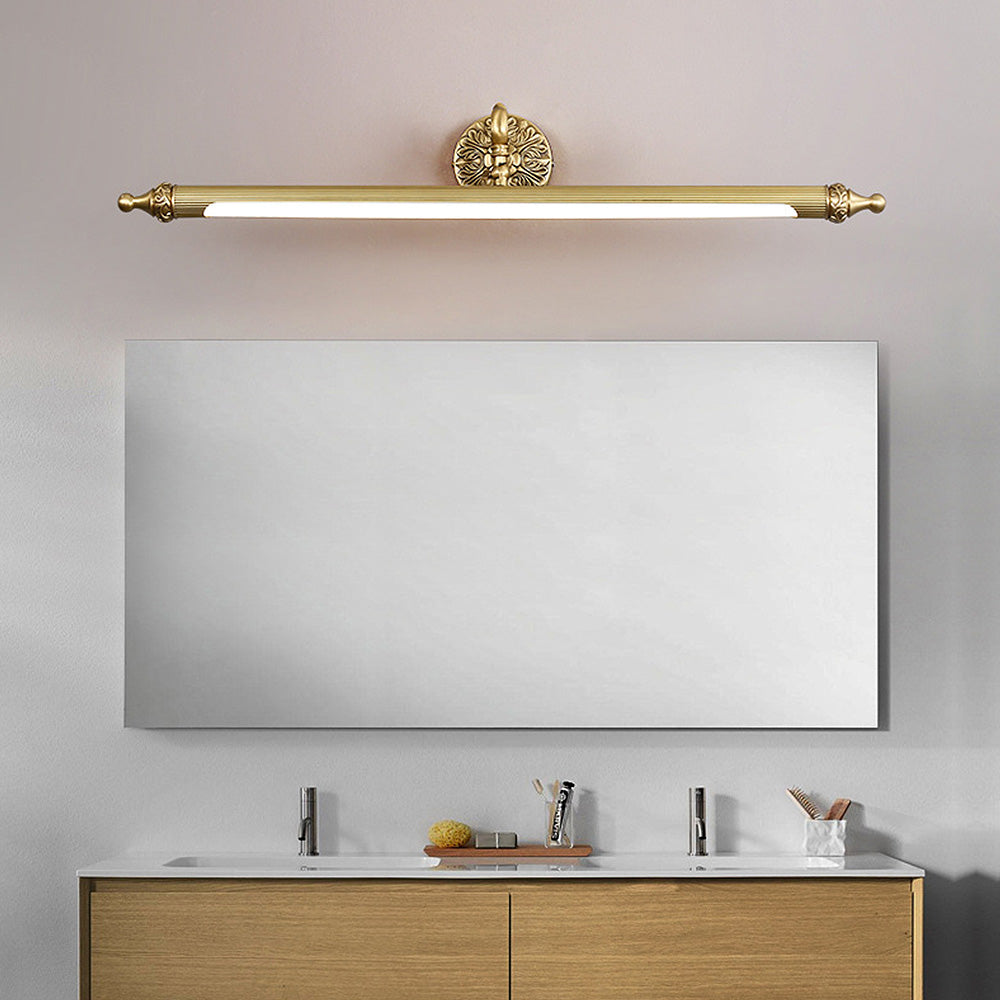 Vintage Design Gold Metal Bathroom Vanity Wall Light -Homwarmy