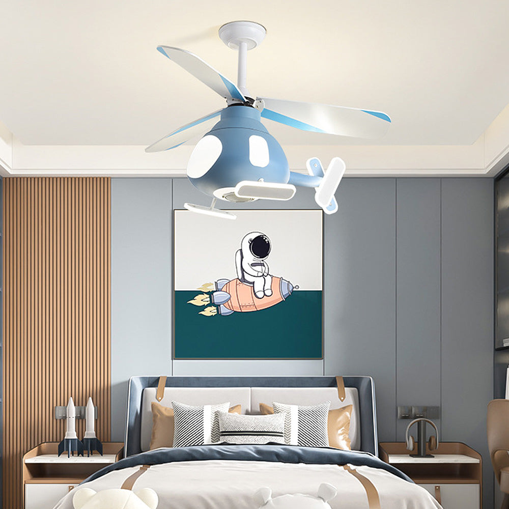 Helicopter Modern Individuality Ceiling Fans with LED Lights