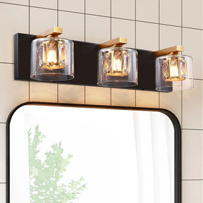 Glass LED Modern Bathroom Vanity Wall Light -Homwarmy