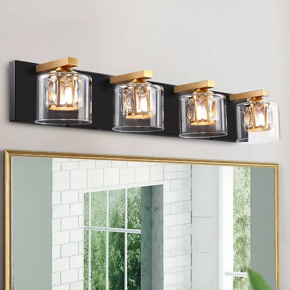 Glass LED Modern Bathroom Vanity Wall Light -Homwarmy