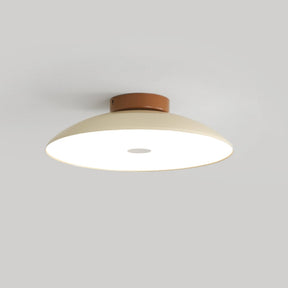 French Cream Iron Led Ceiling Lamp -Homwarmy