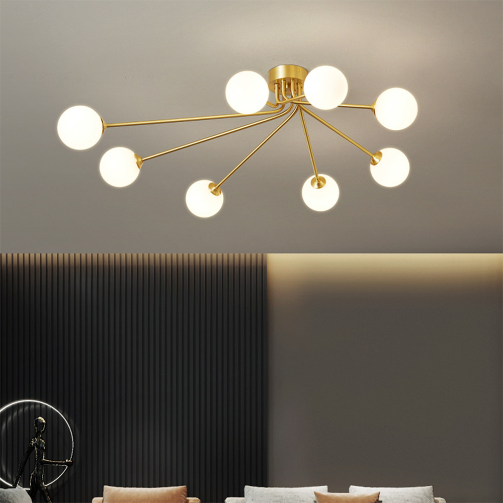 Luxury Personalized Creative Gold Metal Ceiling Lamp -Homwarmy