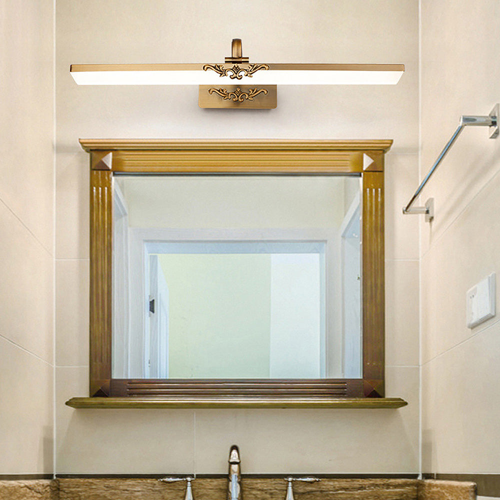 Simple Bronze Metal Bathroom Vanity Wall Lighting -Homwarmy
