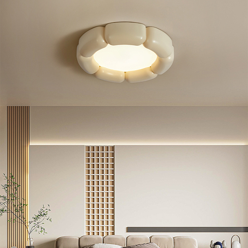 Nordic Cream Style Modern Minimalist French Ceiling Lamp -Homwarmy