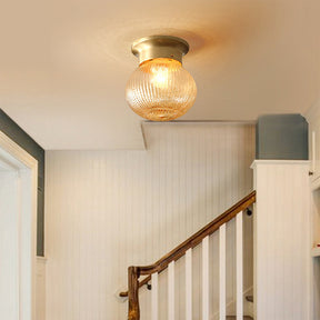 Small Glass Ceiling Light Fixture for Corridor -Homwarmy