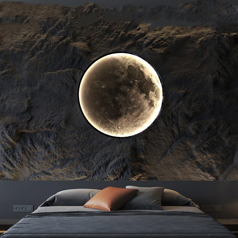 Decoration LED Moon Wall Lamp For Bedroom -Homwarmy