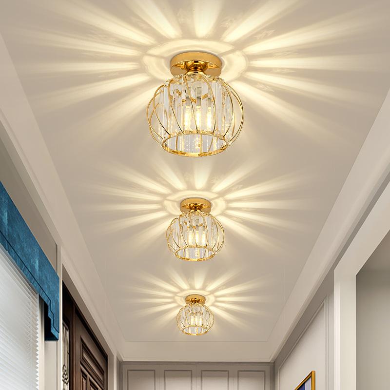 Luxury Hollow Hallway Mini Ceiling Light