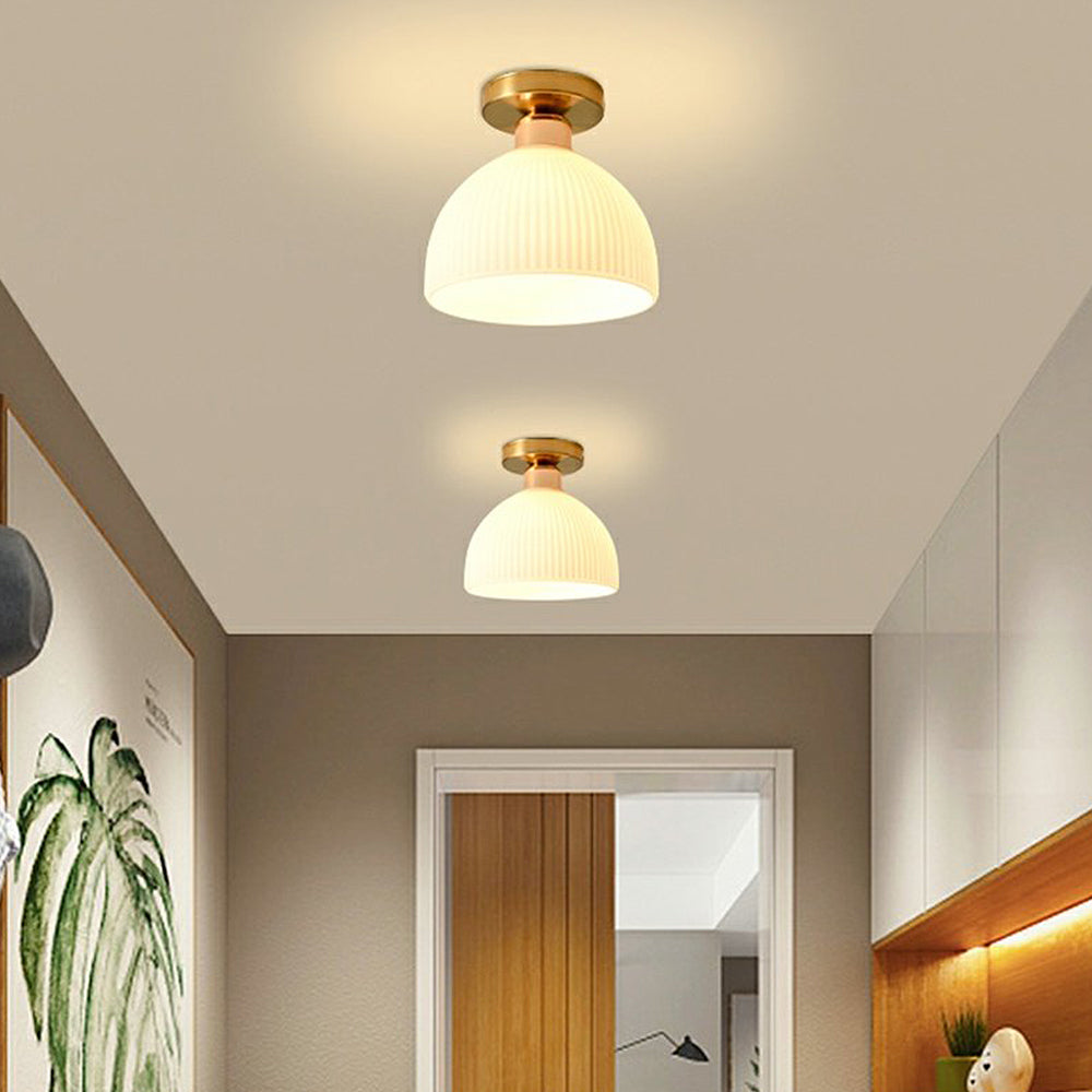 Modern Mini White Hallway Ceiling Light
