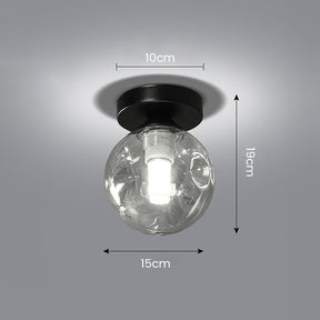 Scandinavian Glass Ball Ceiling Light -Homwarmy