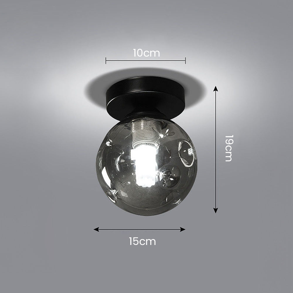 Scandinavian Glass Ball Ceiling Light -Homwarmy