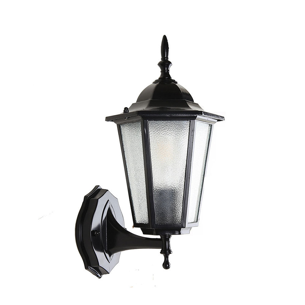 Classic Clear Glass Outdoor Wall Light