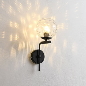 Nordic Bedside Clear Ball Wall Light