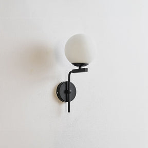 Nordic Bedside Clear Ball Wall Light
