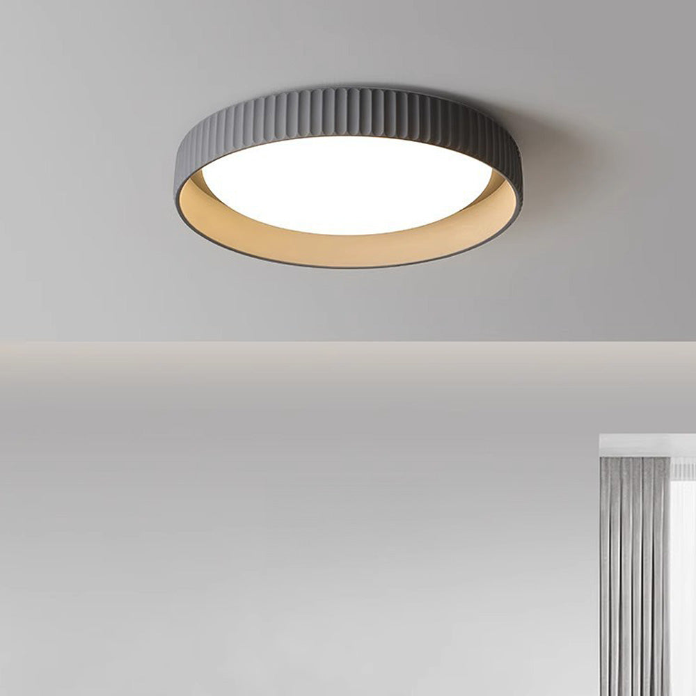 Simple Modern Cement LED Ceiling Light