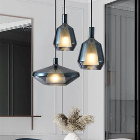 Contemporary Diverse Colorful Glass Pendant Lamp