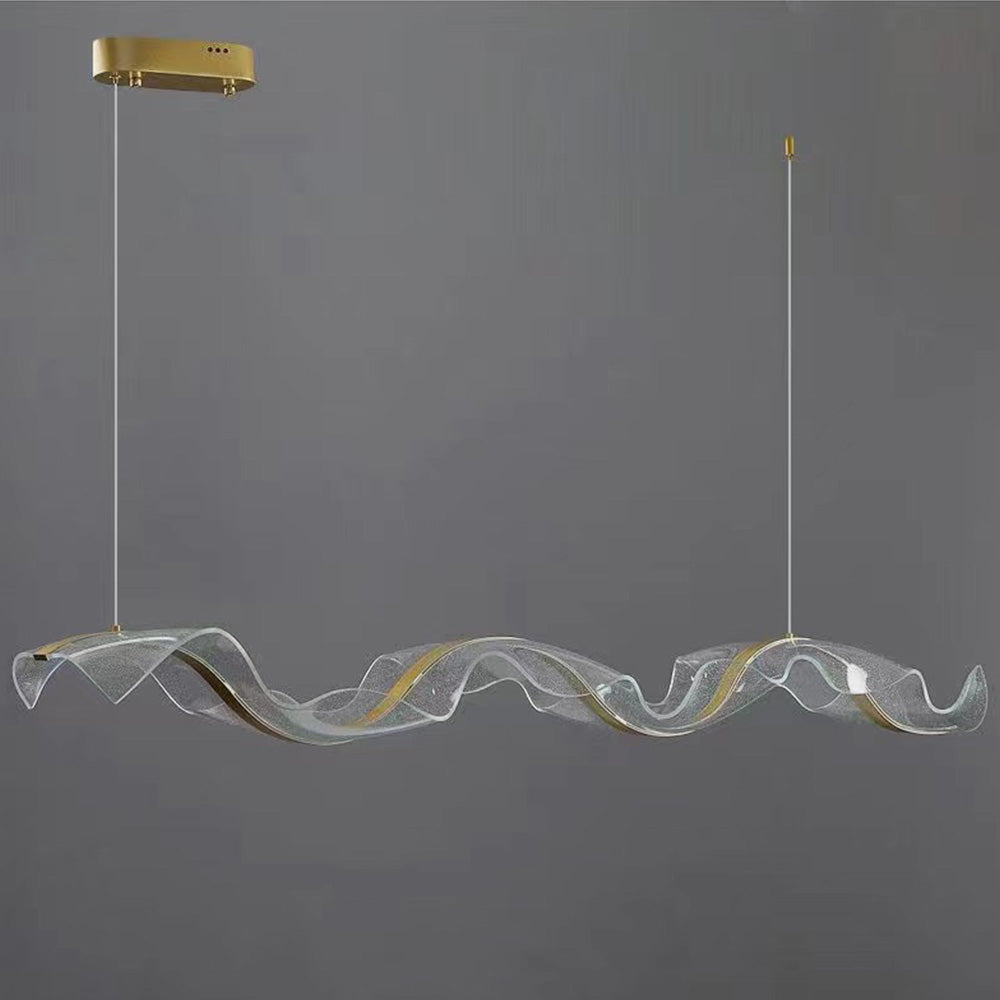 Bauhaus Minimalist Water Ripple Pendant Light