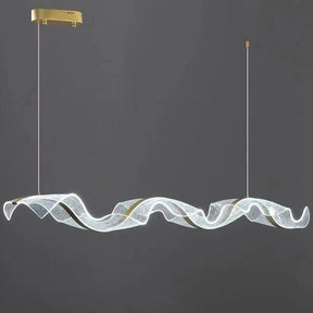 Bauhaus Minimalist Water Ripple Pendant Light