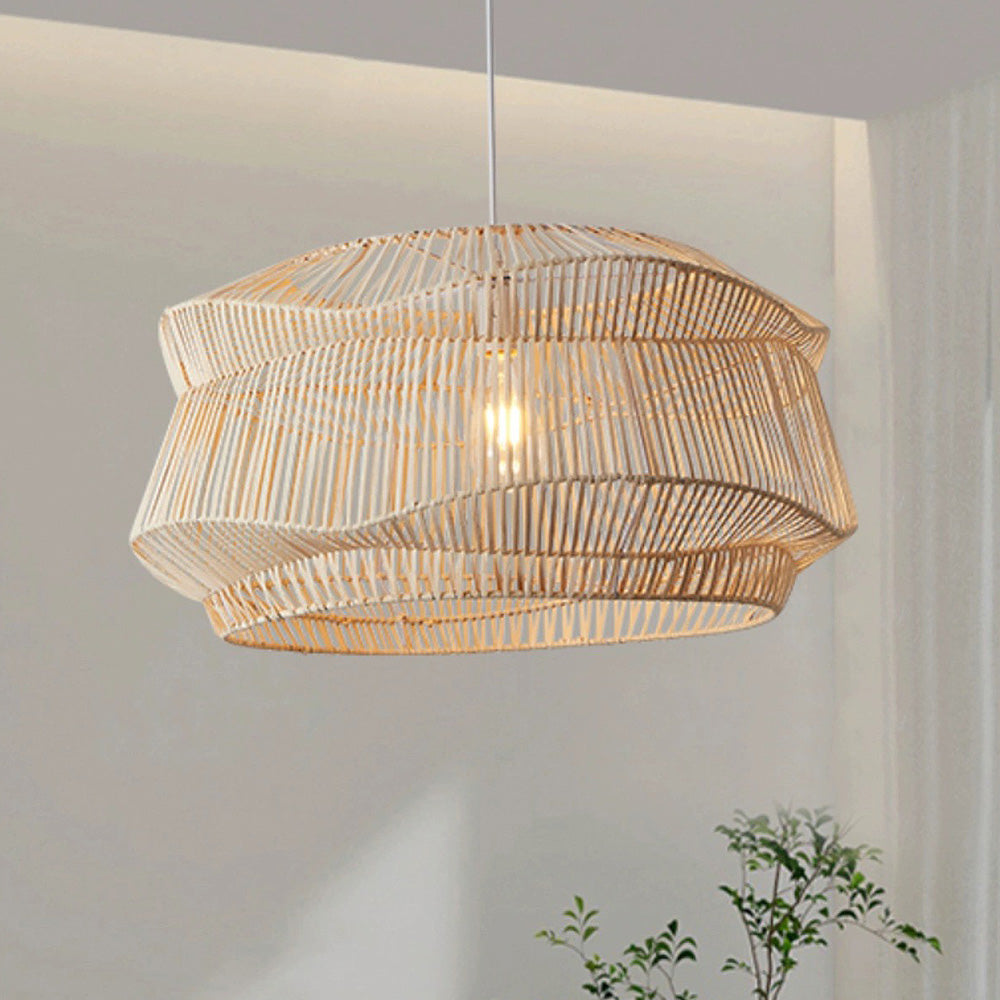 Handwoven Bamboo Simple Pendant Light