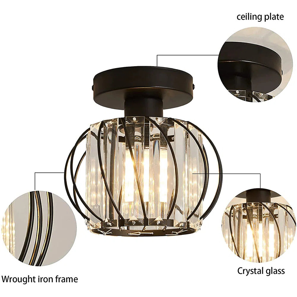 Luxury Hollow Hallway Mini Ceiling Light