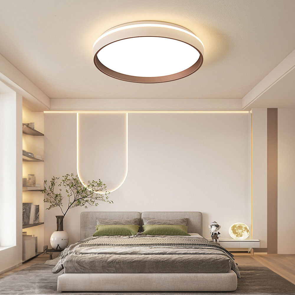 Modern Acrylic Living Room Flush Mount Ceiling Light-Homdiy