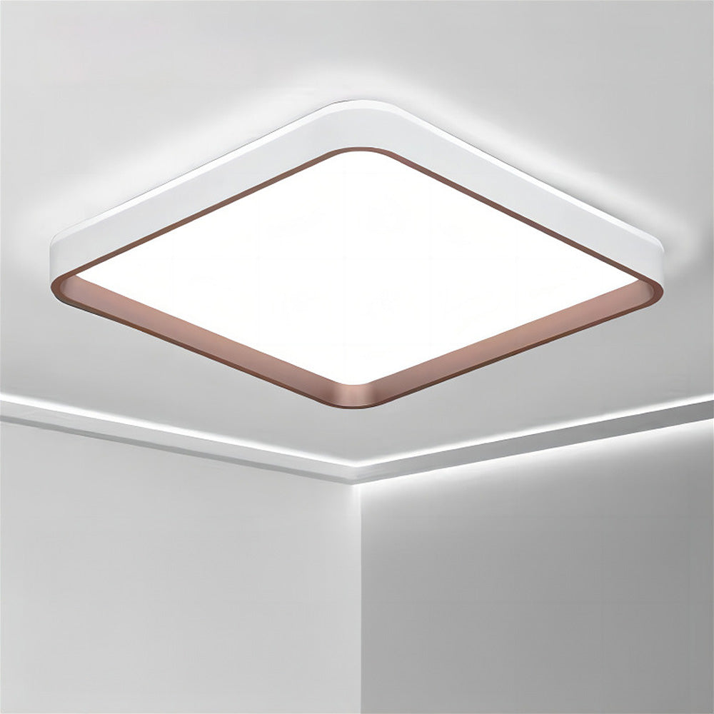 Contemporary Square Acrylic Bedroom Flush Mount Ceiling Light