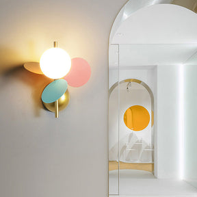 Modern Spherical Multicolor Wall Light