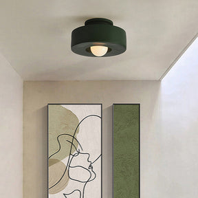 Nordic Macaron Semi Flush Mount Ceiling Light -Homwarmy