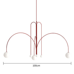 Modern Gran Finale Suspension Chandeliers Long Line Type Metal Light Fixture -Homwarmy