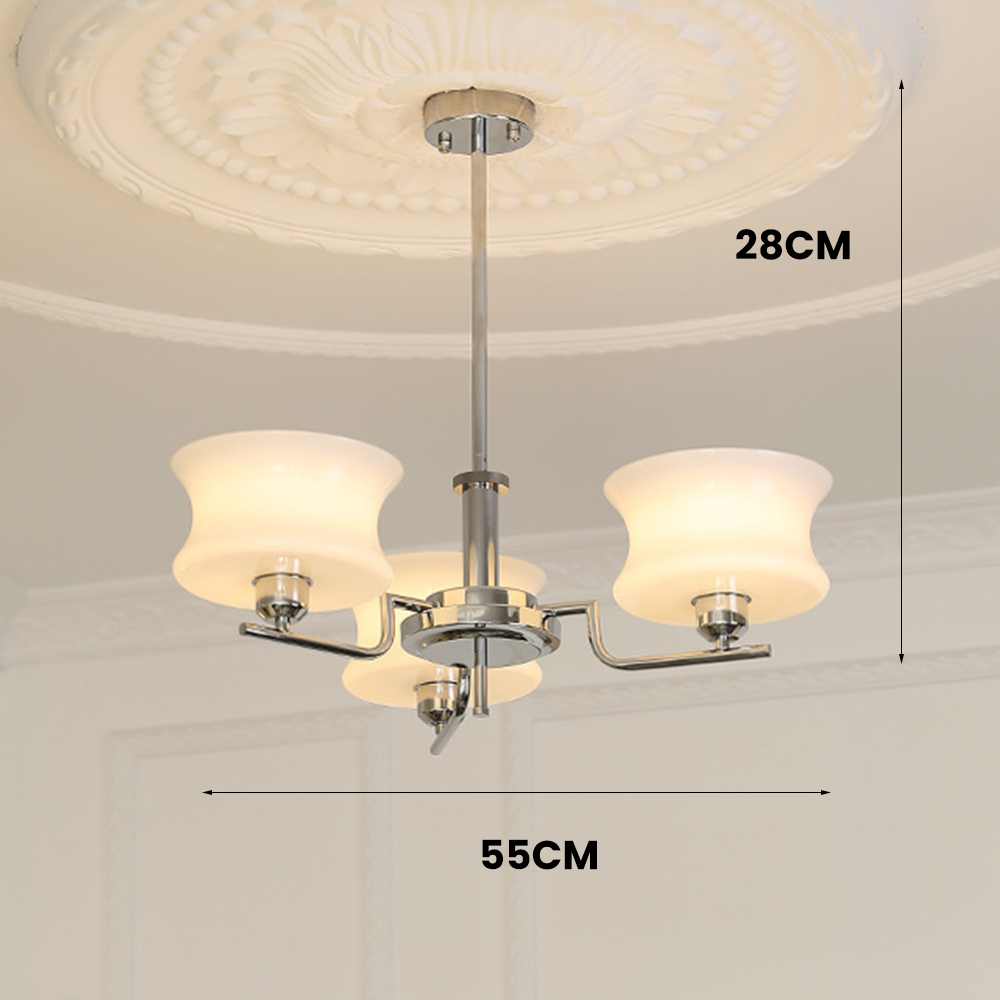 Belue Chandelier For Dining Room -Homwarmy