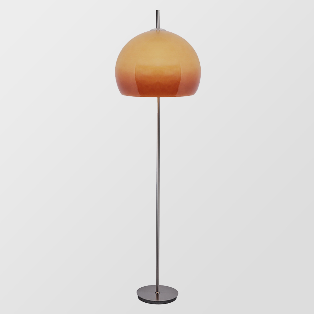 Bauhaus Mushroom Shape Medieval Living Room Retro Glass Floor Lamp -Homwarmy