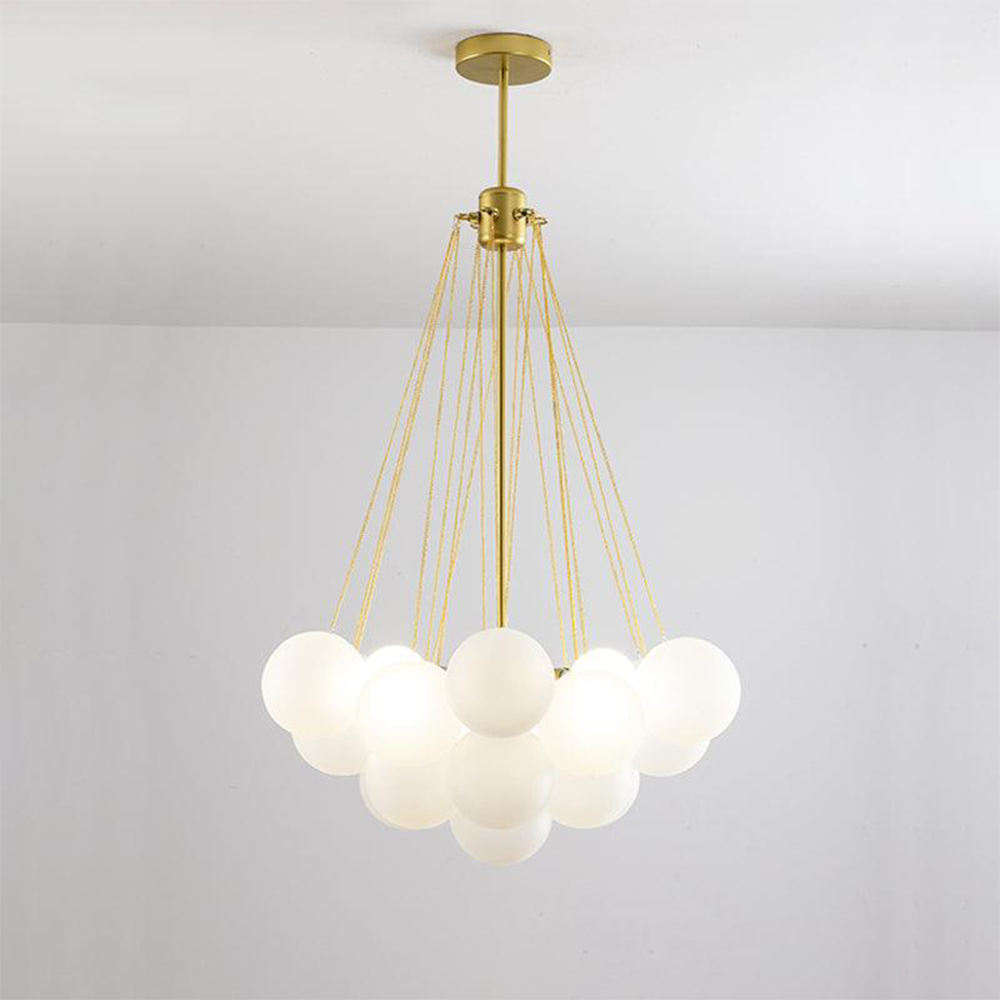 Vintage Glass Bubble Chandelier -Homwarmy
