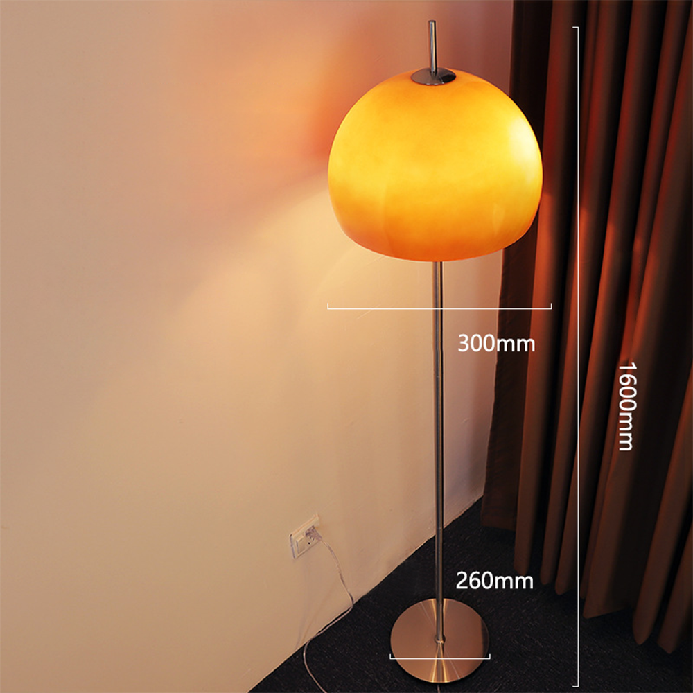 Bauhaus Mushroom Shape Medieval Living Room Retro Glass Floor Lamp -Homwarmy