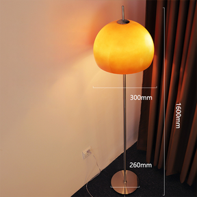 Bauhaus Mushroom Shape Medieval Living Room Retro Glass Floor Lamp -Homwarmy