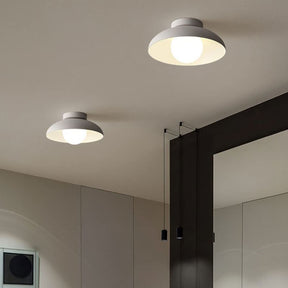 Minimalist Semi Flush Metal Ceiling Light -Homwarmy