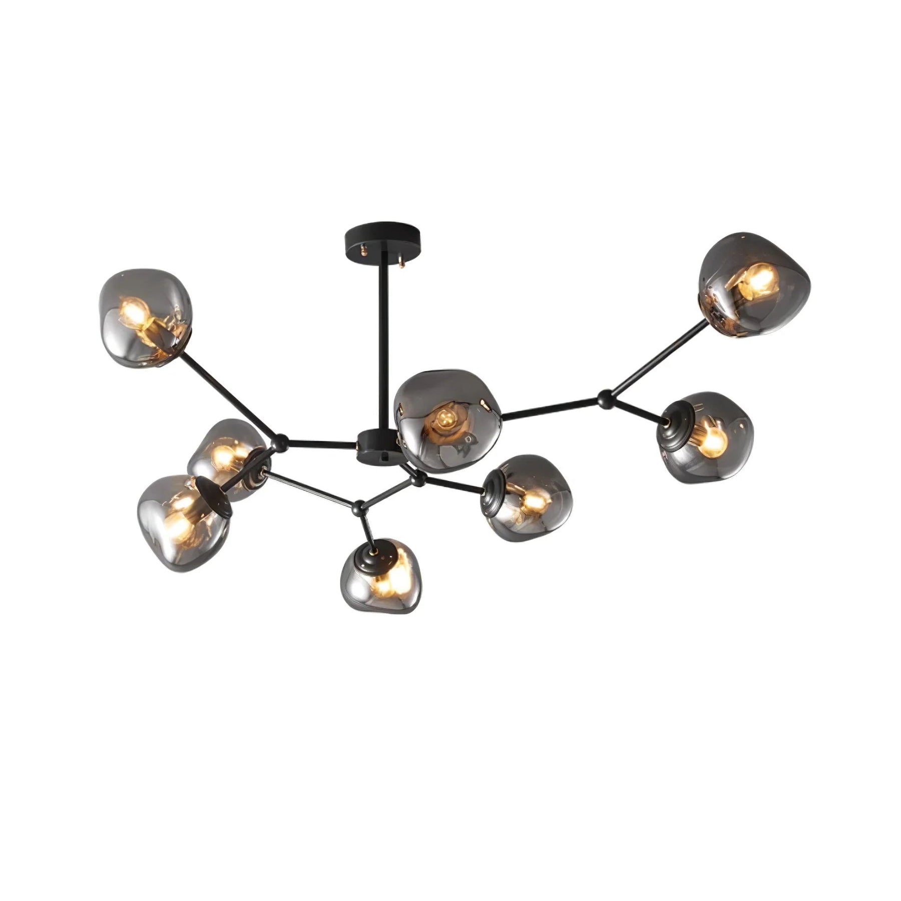 Molecular Lava Glass Chandelier for Living Room -Homwarmy