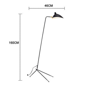 Single Light Duckbill Floor Lamp with Tripod -Homwarmy