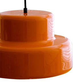 Nordic Orange Round Iron Pendant Light